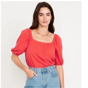 NWT Old Navy Puff Sleeve Top